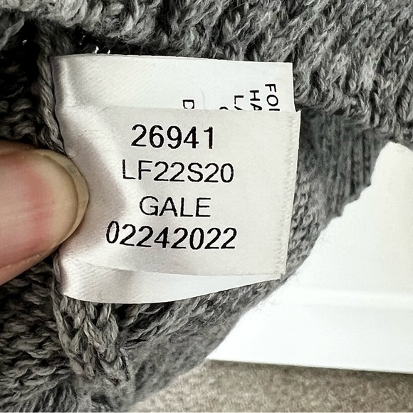 Peter Millar Women’s Merino Wool Cottonn Blend Sweater Size XS Gray - Picture 9 of 13